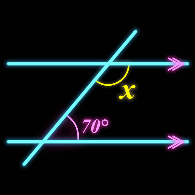 【脳トレゲーム】Xの角度を求めよ