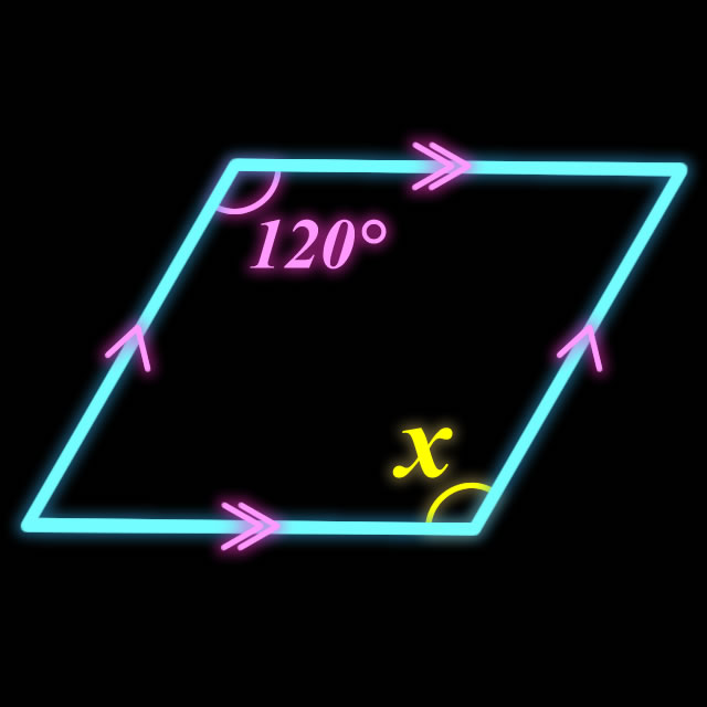 【脳トレゲーム】Xの角度を求めよ