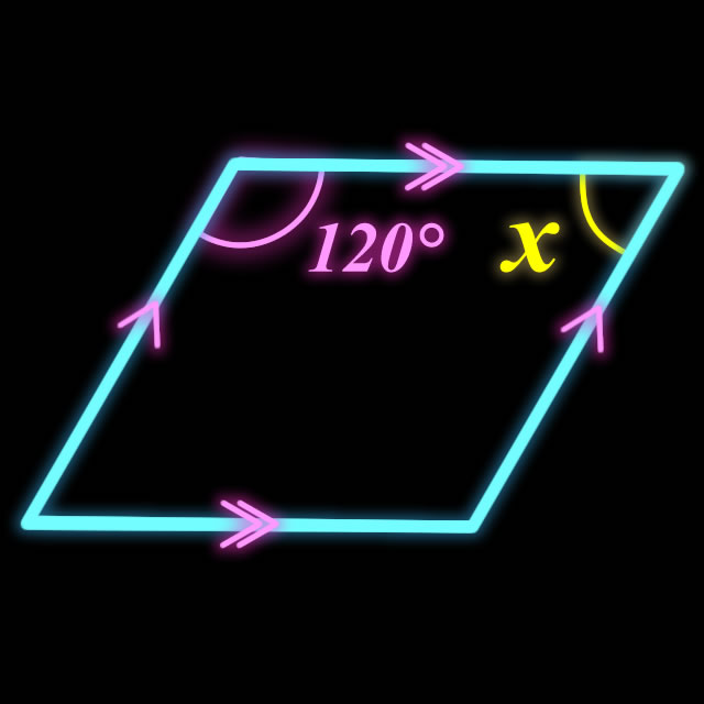 【脳トレゲーム】Xの角度を求めよ